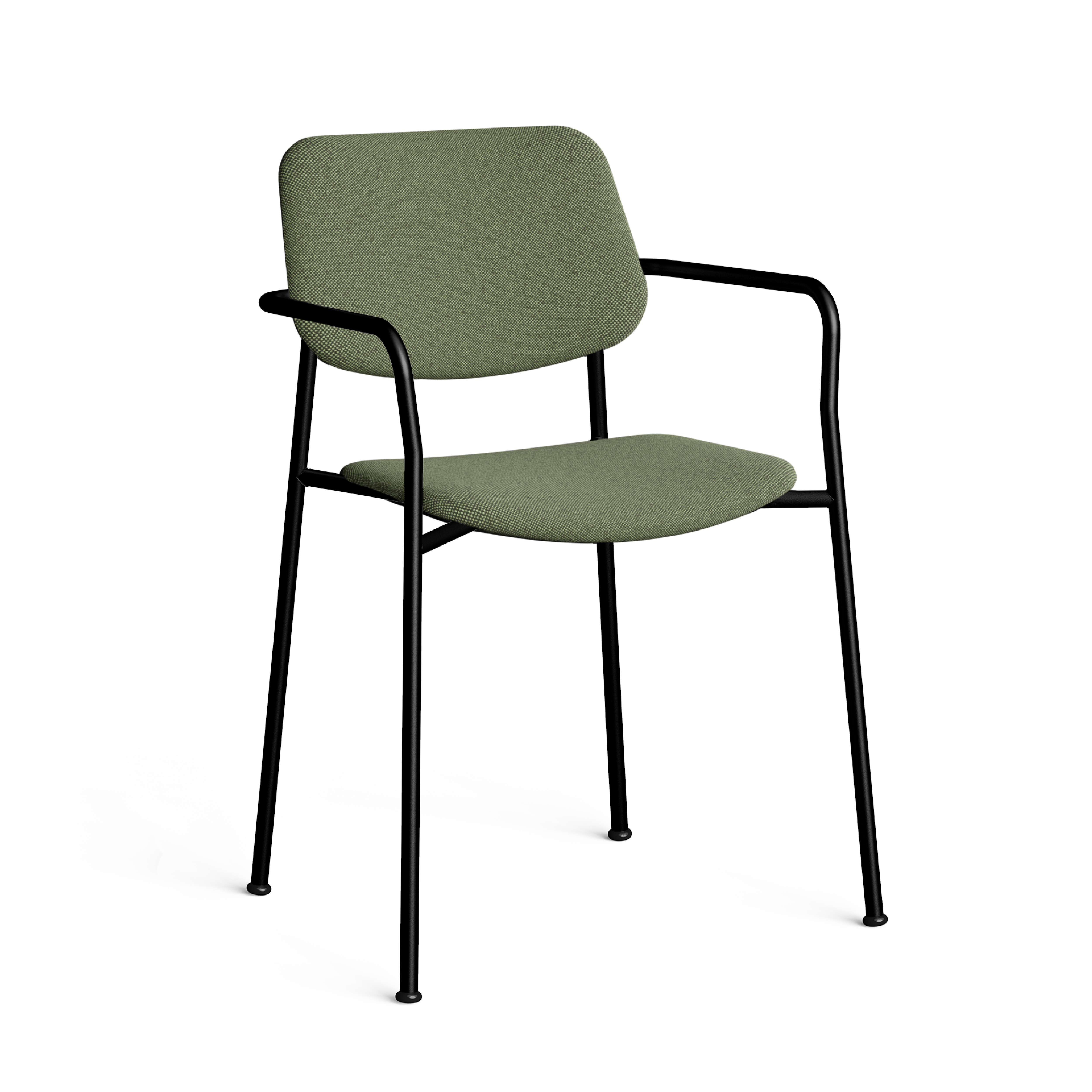 1-SILLA TE CON APOYABRAZOS - TAPIZADO VERDE-01