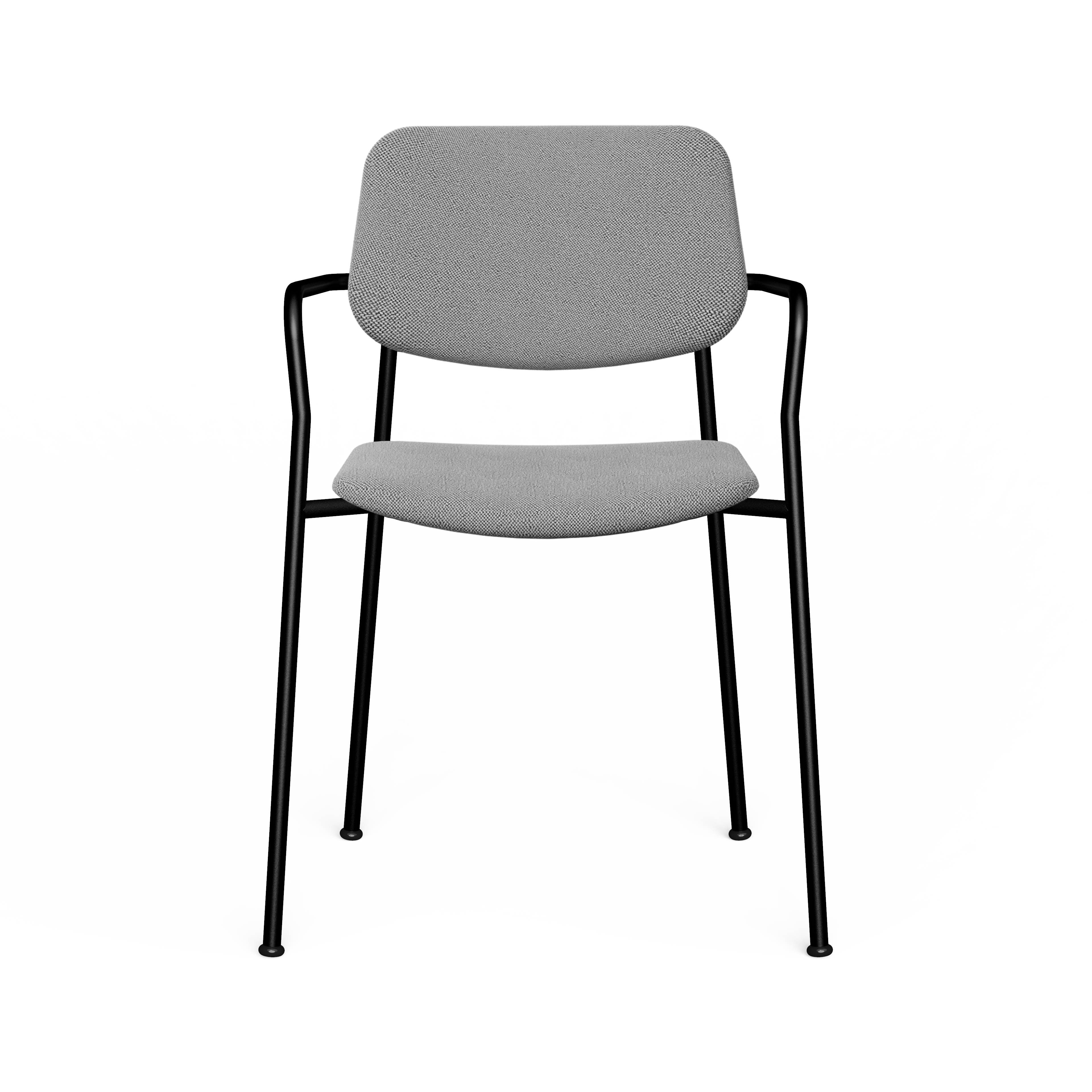 2-SILLA TE CON APOYABRAZOS (frontal) - TAPIZADO BEIGE