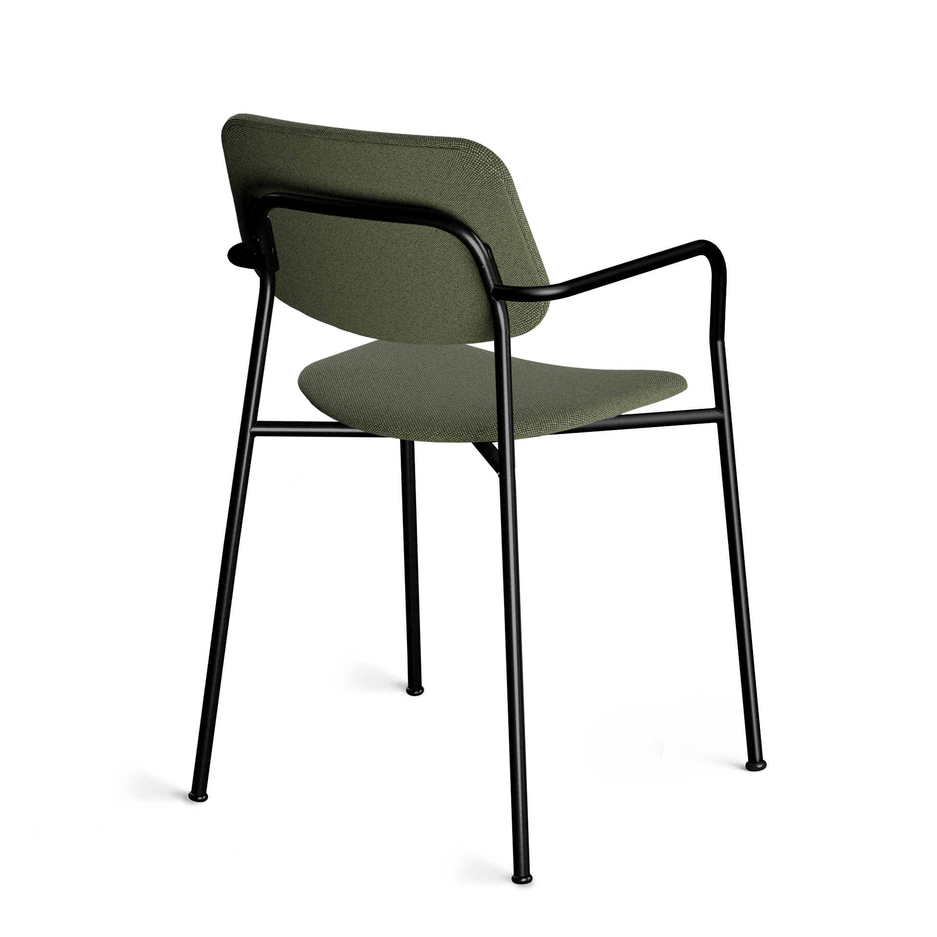 (REVISON) 3-SILLA TE CON APOYABRAZOS (trasera) - TAPIZADO VERDE