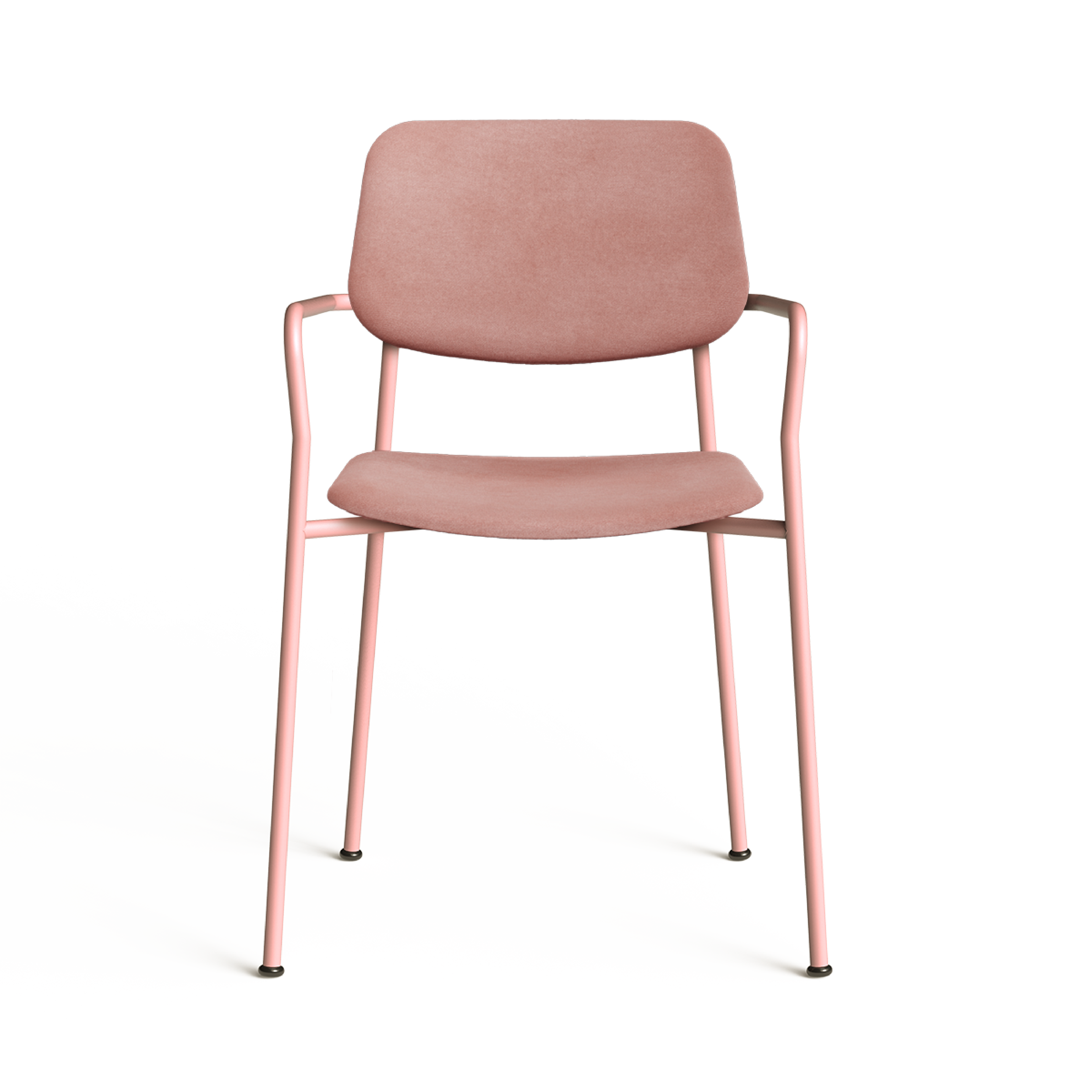 Silla TE con apoyabrazos-ROSA monocromo (frontal)-01